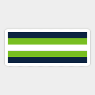 Seattle Color Stripes Sticker